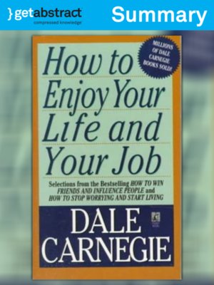 cover image of How to Enjoy Your Life and Your Job (Summary)